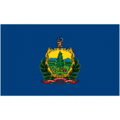 Vermont Flag with Grommets 3ft x 5ft