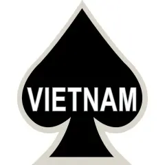 Vietnam Spade Sticker (3-1/4")