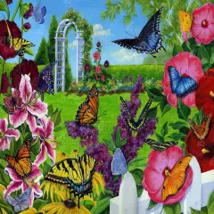 Butterflies in the Garden