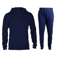 Men's Winter Sports Tracksuit & Hoodie Set Navy