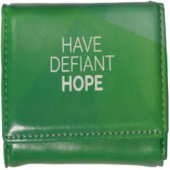 RE-FOCUS THE CREATIVE OFFICE, 7 Day Pill Organizer Box, Inspirational Green