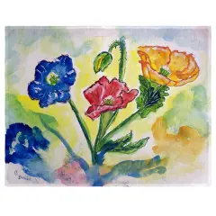 Betsy Drake Bugs & Poppies Place Mat Set of 4