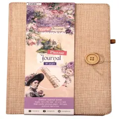 Studio Light Jenine's Mindful Art Deluxe Journal-Nr. 11, Canvas Planner Victorian Dreams