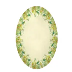 Betsy Drake Dragonfly Table Cloth 58 Multicolor