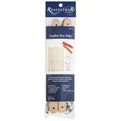Realeather(R) Crafts Key Fob Kit 6/Pkg