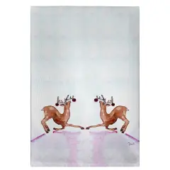 Betsy Drake Dancing Deer Guest Towel