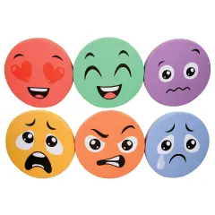 Kaplan Early Learning Company Emotion Floor Cushions - Set of 6