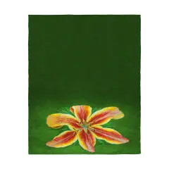 Betsy Drake Yellow Lily Beach Towel Multicolor