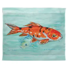 Betsy Drake Koi Outdoor Wall Hanging 24x30