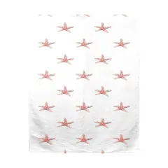 Betsy Drake Coral Starfish Beach Towel Multicolor