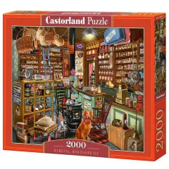 2000 Piece Jigsaw Puzzle, General Merchandise, old style American store, Adult Puzzles, Castorland C-200771-2