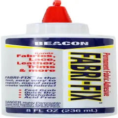 Beacon Fabri-Fix Permanent Fabric Adhesive-8oz