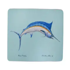 Betsy Drake Colorful Blue Marlin Comfort Floor Mat 18 In. X 26 In.