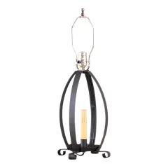 Betsy Ross Lamp Base in Kettle Black