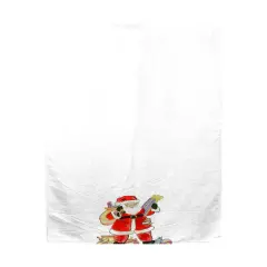 Betsy Drake Santa Beach Towel Multicolor
