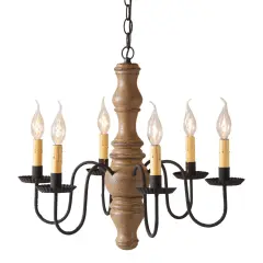 Gettysburg Chandelier in Pearwood