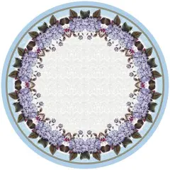 Betsy Drake Hydrangea Round Table cloth 68 Inch