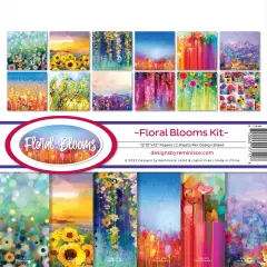 Reminisce Collection Kit 12"X12"-Floral Blooms