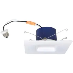 Sylvania 5-6 in 13w 5000K Square LED Downlight Recessed - Dimmable - 75w equiv Natural Light