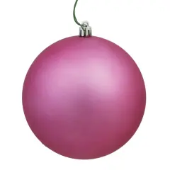 Vickerman 3 in. Mauve Matte Ball Christmas Ornament