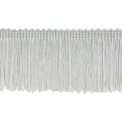 20 yards of 2" Stretch Chainette Fringe Trim | 20 yard cut White