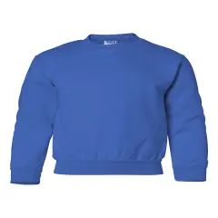 Gildan&reg; Heavy Blend Youth Crew Neck Long Sleeve Sweatshirt Royal