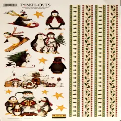 Creative Imaginations Debbie Mumm Winter Friends Punch-outs