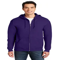 Gildan&reg; Heavy Blend Long Sleeve Full-Zip Hooded Sweatshirt Purple