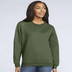 GILDAN&reg; Softstyle Midweight Crewneck Sweatshirt Military green