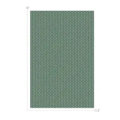 Happy Crafters&reg; Polka Dot 11.8" x 18" Sheet Sage and White