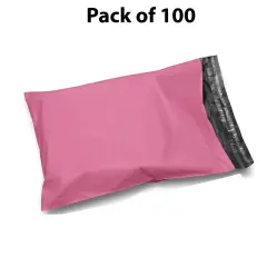 Pink Poly Bag Mailer Envelopes-Multi Sizes, Max Weight 2 pound