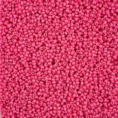 John Bead 10/0 Terra Intensive Matte Czech Glass Seed Beads, 500g Rose
