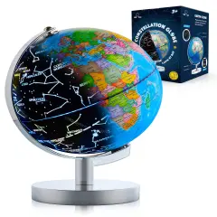 USA Toyz Illuminated Globe for Kids Learning - 7.2" Diameter