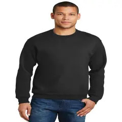 JERZEEAS&reg; NuBlend Crewneck Sweatshirt Black