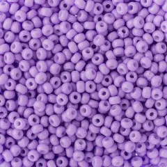 John Bead 8/0 Czech Glass Seed Beads, 500g Chalk Purple Solgel
