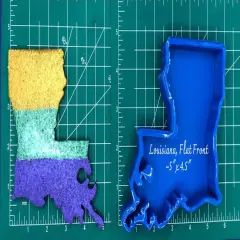 Louisiana - Flat Front - Silicone Freshie Mold