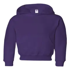 JERZEES&reg; Hooded Turtle Neck Long Sleeve Sweatshirt For Youth Deep purple
