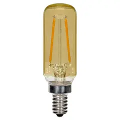Satco 2.5w T6E12 LED 120v 2000K 150 lumens Vintage style filament lamps