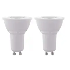 2Pk - Satco 6.5w 120v MR16 LED GU10 500 Lumens 3000k Warm White