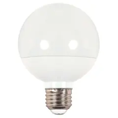 Satco 6w G25 Globe LED 450Lm 3000K Warm White Dimmable Bulb - 40w Equiv