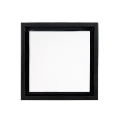 Creative Mark Illusions Floater Frame For 3/4" Deep Canvases - Black - For Galleries & Home Decor - Wood Float Frame for Canvas Paintings- Complete Hanging Hardware