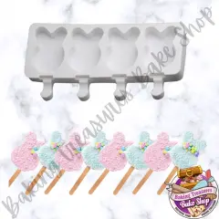 Bunny Ears /Face 4 Cavity Silicone Molds