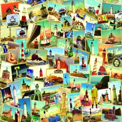 Sunsout Northern Lighthouses 1000 pc Jigsaw Puzzle 70064
