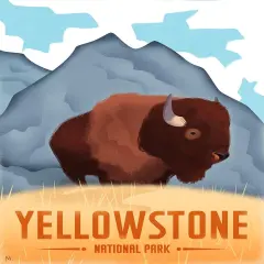Yellowston National Park - Bison by Martin Wickstrom - Item # VARPDX488014