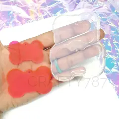 Dog Tags Bone Shape Silicone Mold 2 sizes(C2)