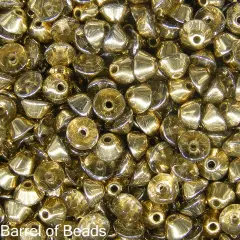 Konos Par Puca&reg;, Czech glass bead, Crystal Dorado, 10 grams