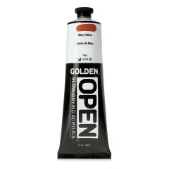 Golden Open Acrylics - Mars Yellow, 5 oz Tube