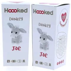 Multipack of 2 - Hoooked Donkey Joe Yarn Kit W/Eco Barbante Yarn-Biscuit