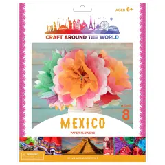 Craft Around The World Mexican Paper Flowers-Makes 8