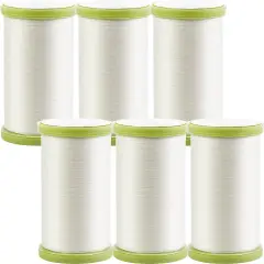 Multipack of 06 - Coats Dual Duty Plus Hand Quilting Thread 325yd-White